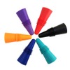 6PCS Wine Stoppers, AK1980 Silicone Reusable Sparkling Wine Bottle Stopper
