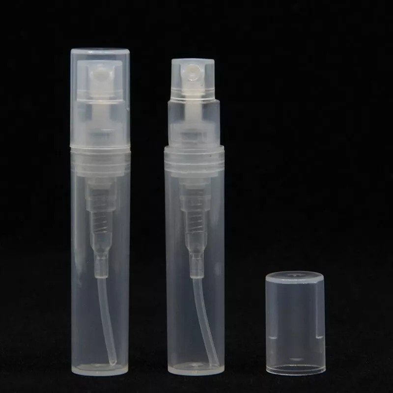 Unbranded (3pcs) Clear Plastic Spray 5ml Bottle Empty Atomizer perfume