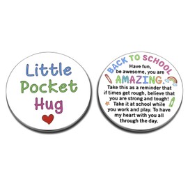 Pocket Hug Back to School Gifts for Students, Inspirational Gifts for Boys Girls, First Day of School, Off to College Gifts, New College Gifts, Birthday Gifts for Her?Gifts for Son Daughter