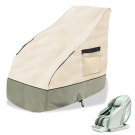 Funda para silla de masaje, tela Oxford 600D, cuerpo completo, funda protectora para silla de masaje Shiatsu, con cordón, resistente al agua, a prueba de polvo, protección para silla de masaje