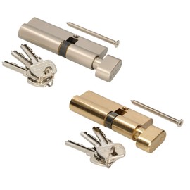 KOTARBAU 5907465919593 Lock Cylinder, Nickel, A 40 / B 40