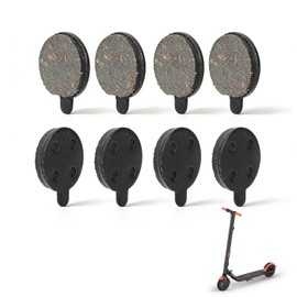 4 Pares de Pastillas de Freno Semimetálicas de 10" y 4mm para Scooter Eléctrico