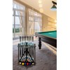 GACCO BILLIARDS Pool Cue Rack Hold up to 8 Sticks