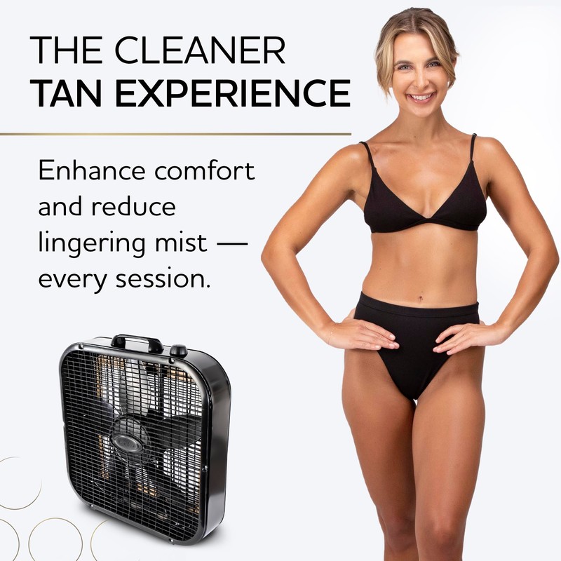 Norvell Spray Tan Overspray Reduction Fan – Works with Norvell