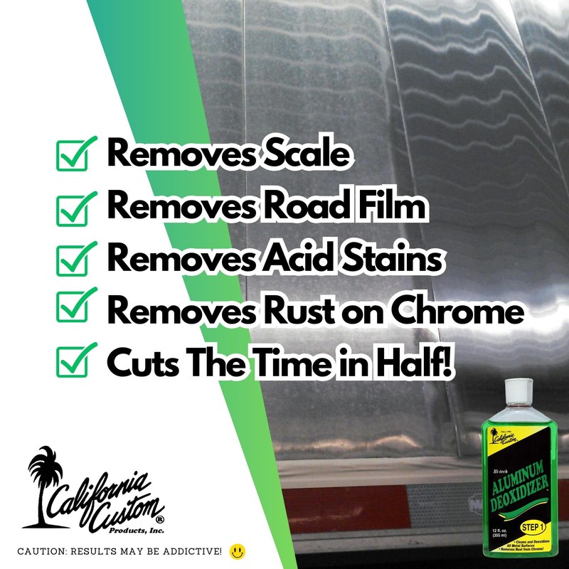 CALIFORNIA CUSTOM Products – Aluminum Deoxidizer Cleans & Deoxidizes Metal