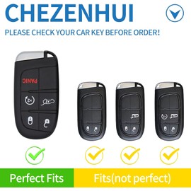 OFFWEGO for Jeep Key Fob Cover, Soft TPU Protection Key Case Compatible with Grand Cherokee Renegade Dodge Durango Challenger Journey Smart Key, Silver White
