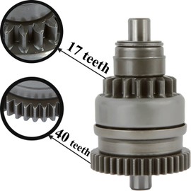 GLENPARTS Starter Drive Bendix for Polaris Ranger 500 Crew MIDSIZE 2013 400 425 500 2x4 4x4 6x6 1998-2011 ATV UTV 499cc 425cc Ranger 4X4 400 HO 2010 2011