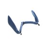 VINGTAINE H-675-BL Denim Cloth Ribbon Banana Clip Hair Accessories, Simple,