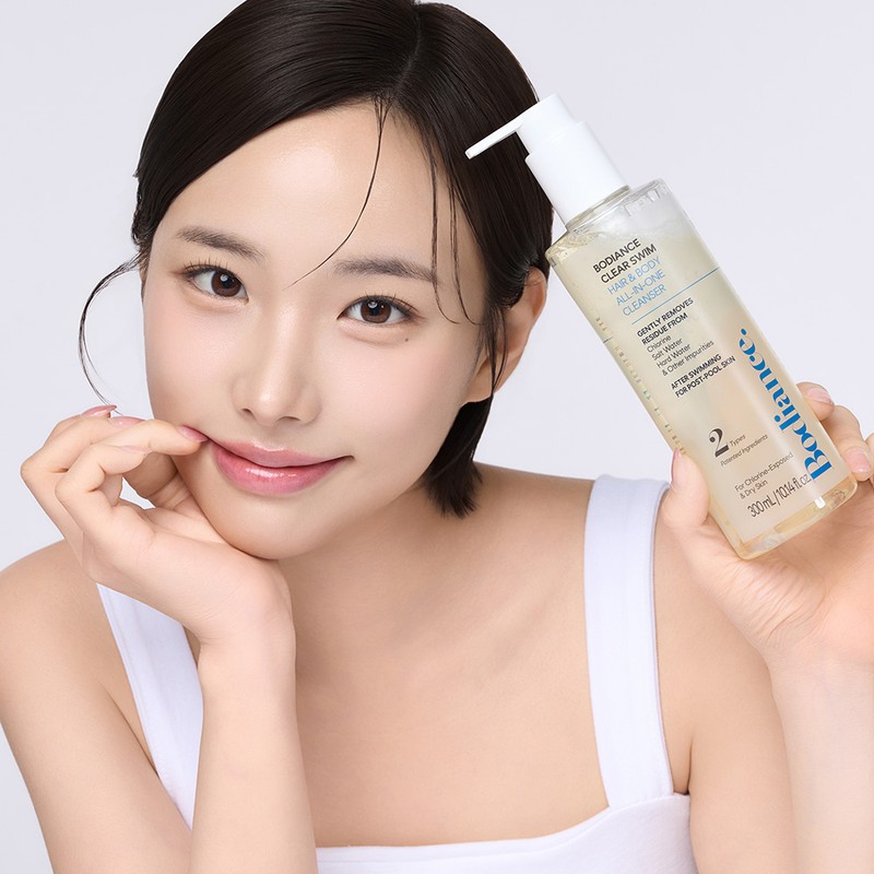 바디언스 클리어스윔 수영장 염소 제거 수영 샴푸 300ml 바디워시 겸용