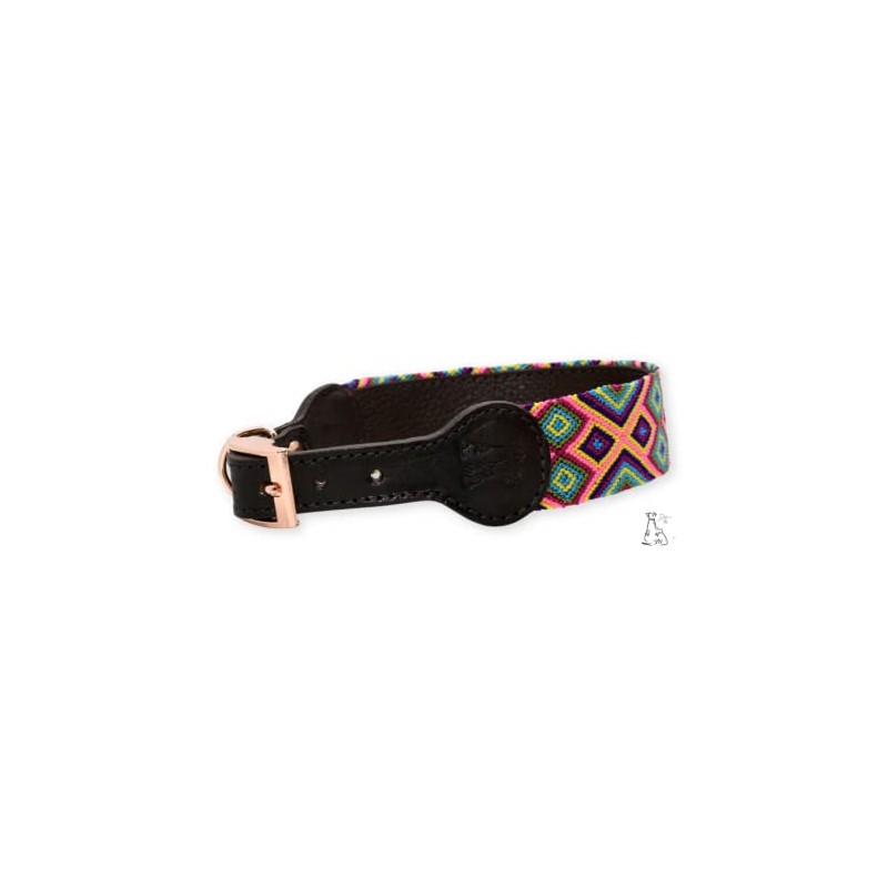 Dakini Collar Artesanal para Perro con Acabados de Lujo. Extra
