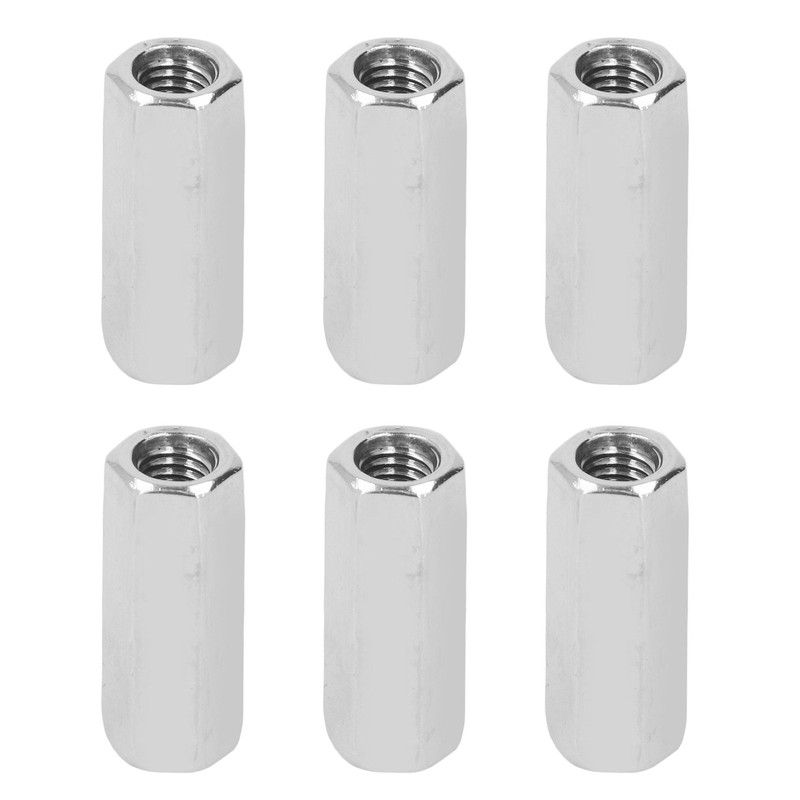 10Pcs Coupling Nut Hex 304 Stainless Steel Rod Connector Nut