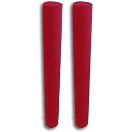 Mad Dog Products 36 in Pair of Red Boat Trailer Guide Pole Pad with Capped Ends - Heavy Duty UV Fade Proof Canvas - Sold in Pairs - Made in USA