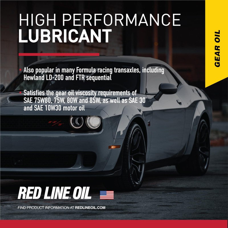 Red Line 50104 75W85 GL-5 Full Synthetic Gear Oil for
