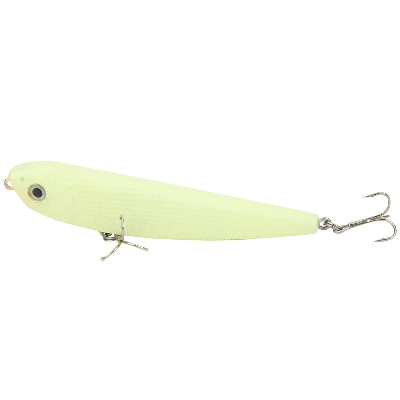 5Pcs Simulation Luminous Plastic Lure Hard Minnow Popper Pencil VIB