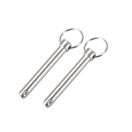 sourcing map Quick Release Pin 10mmX70mm Marine Hardware for Boat Bimini Top Deck Hinge 2Pcs