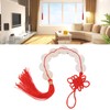 White Jade Pendant Pure Color Eight White Jade Chinese Knot