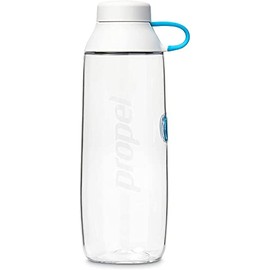Propel 20oz Reusable Bottle, BPA Free, Impact Resistant, On-The-Go Strap, Dishwasher Safe, White