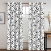 ANAZOZ Drapes Eyelet for Bedroom,2 x 34W x 72H IN,Curtains