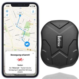 Rastreador GPS, localizador GPS Tiempo Real con Imán Fuerte GPS para GPS Moto para Autos Vehículo o Moto Impermeable Localizador Vehiculos,50000mah, Oculto, Alarma Anti-Robo, Límite de Velocidad