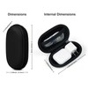 Miloocul EVA Ellipsoid Wired Earbud Case Headphone Storage Bag in-Ear