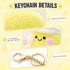 Tapufitil Tennis Plush Keychain, 10cm Cute Sports Charm For Bags