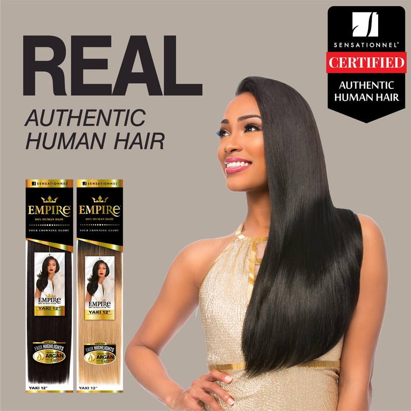 Sensationnel Empire yaki human hair - Tangle Free Weaving for