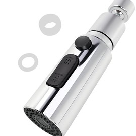 Swivel Tap Attachment, 360° Rotating Shower Head with 3 Modes, Kitchen Tap Aerator & Water Saver, Tap Extension for Children & Kitchen