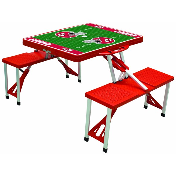 Kansas City Chiefs Picnic Table - Red