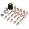 YESWELDER 23pcs Plasma Cutting Torch Consumables Sets Tip Electrode for