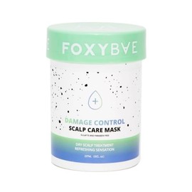 FoxyBae Dry Scalp Treatment Mask - with Tea Tree Oil - Conditions, Exfoliates, Smoothes, Adds Shine, Nourishes - Damage Control - 8 Fl Oz