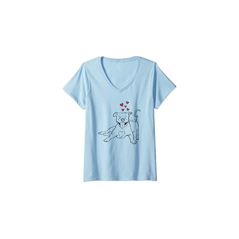 Womens Pitties and Kitties, Dog and Cat Lover, Pitbull Mom,