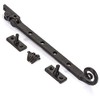 Black Monkey Tail Windows Stay 10 Inch Curly Tail Casement