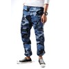 BACKBONE Mens Fashion Bright Camouflage Cargo Pants Military Combat Style