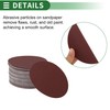 X AUTOHAUX 100 Pcs Round Sandpaper 120 Grit Hook and