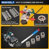 SEEKSELF Professional Brake Line Flaring Tool Kit for 45 Degree