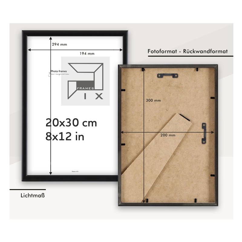 Pix FRAMES Picture Frame - Wooden Photo Frame - Frame