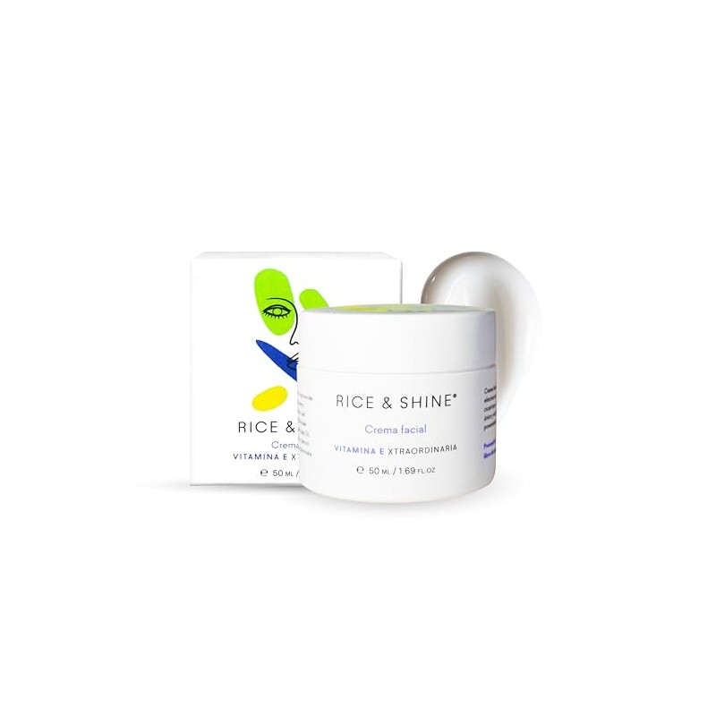 Rice Shine Crema Hidratante Facial Skin Care Aceite Germen Arroz