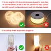 BENLUN AC 110V COB LED Strip Lights Outdoor Waterproof 65.6ft,