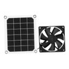 6V 10W Outdoor Solar Power Panel Exhaust Fan USB Charging