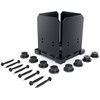 Ozco Ironwood 6x6 Post Base Kit, Includes 1 Post Base
