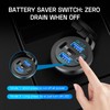 4-Port 12V USB Car Outlet: 2Pcs Waterproof 78W Dual PD3.0