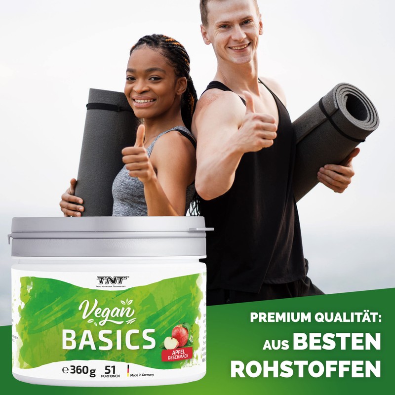TNT Vegan Basics Powder (360 g) • Multivitamin Complex High