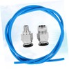 Baluue 2pcs PTFE Bowden Tube Extruder Connector PTFE Tube Coupler