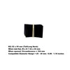 B2) 52x55 Black Plastic PERFORATED Shrink Bands for Jar/Bottle Caps