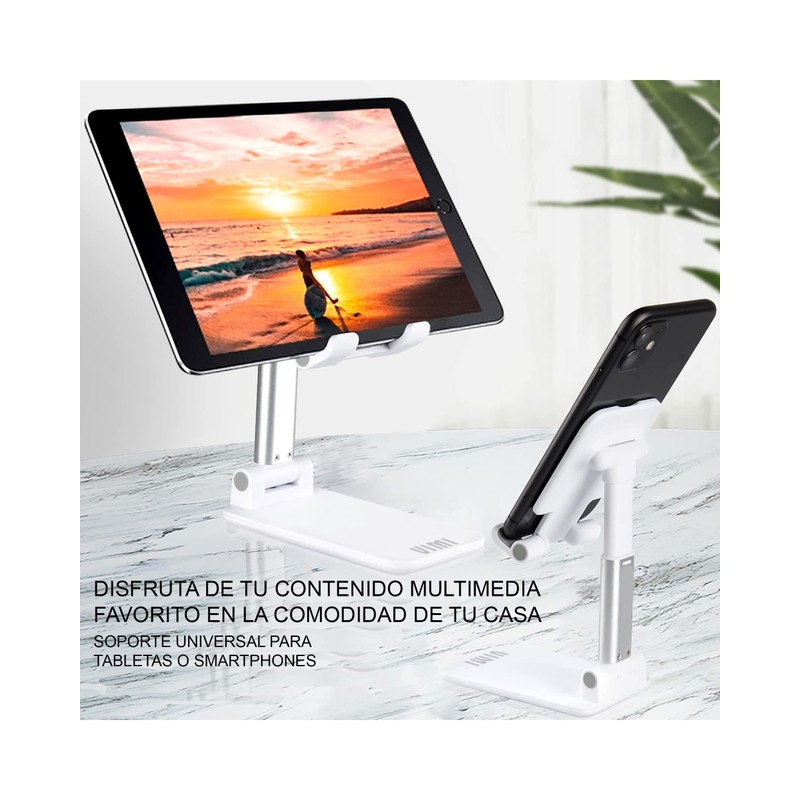 Vimi Dos Soportes Celular De Mesa Ajustable con Inclinación Posiciones