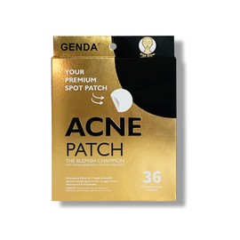 GENDA Pimple Patches for face, Acne Spot Patches for Zits and Blemish Dots, Hydrocolloid Invisible Spot Stickers - 36 Count.