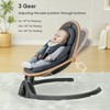 Baby Swings for Infants, Fasonbaby Infant Swing with 3 Seat