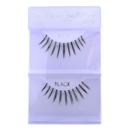 12 Pairs Crème 100% Human Hair Natural False Eyelash Extensions #607