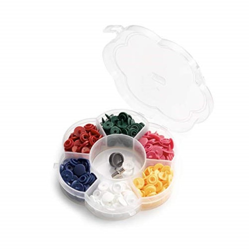 Prym Love 393950 Colour Snaps Mini - 72 Colourful Poppers