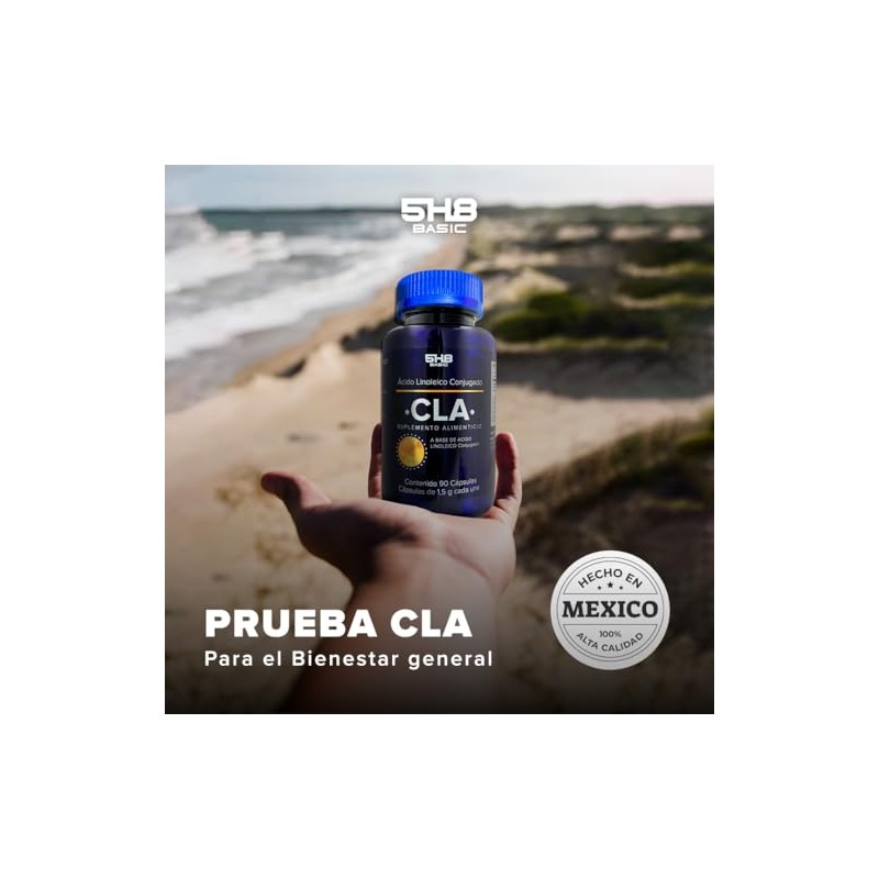 Cla Acido Linoleico Conjugado Puro 2000mg Capsulas Gelatina Blanda Origen